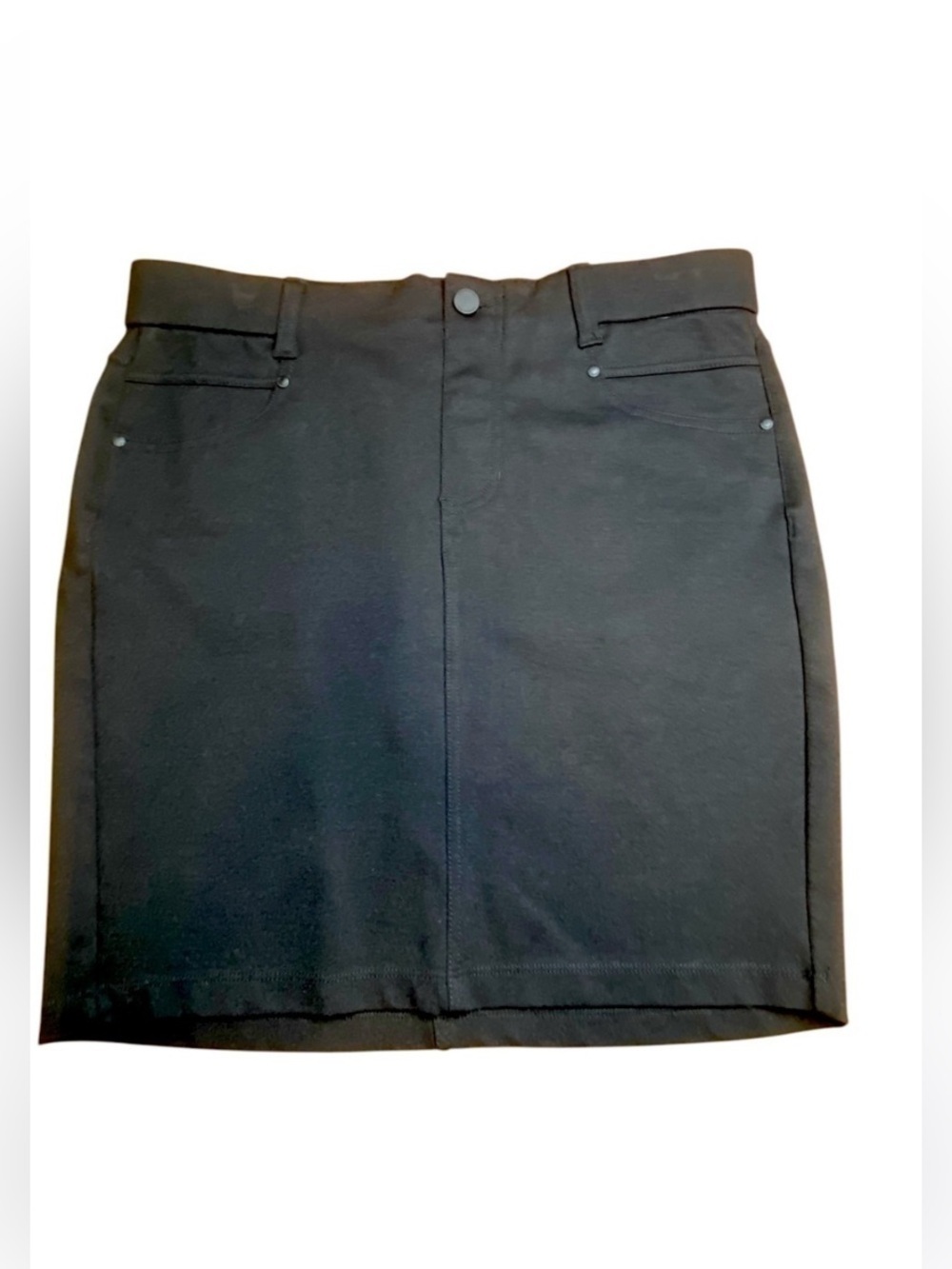 Liverpool Los Angeles Gia Glider Black Pull-On Skirt Women’s size 8